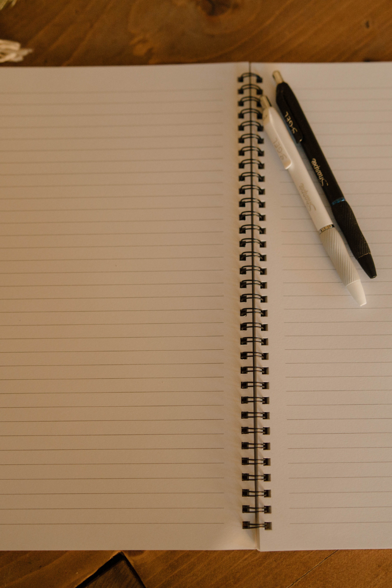 Checkered Rodeo Large Notebook