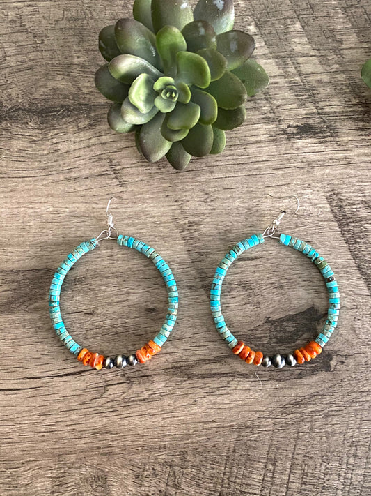 Vibrant Hoop Earrings